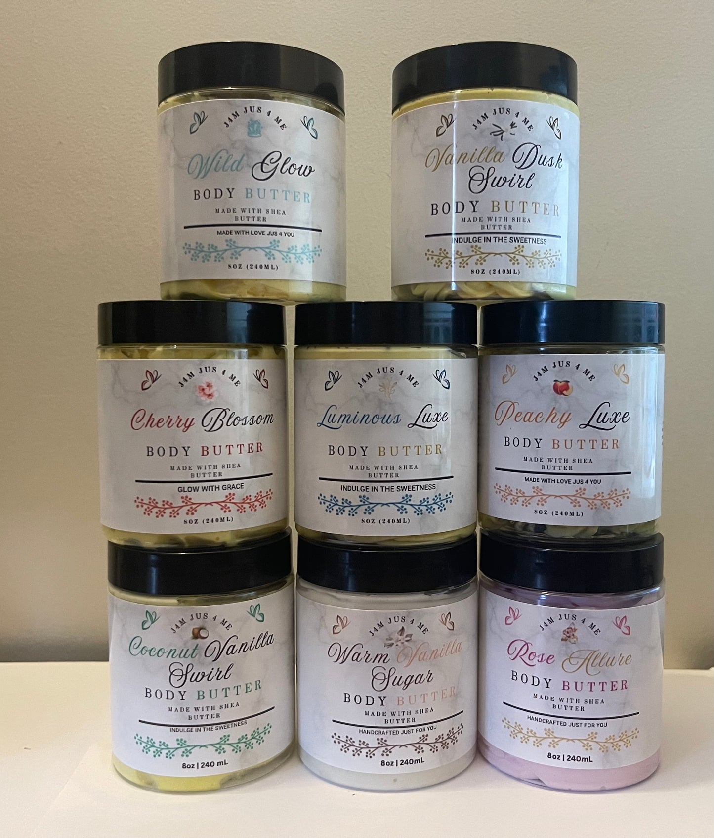 Nourish & Glow Body Butters by J4M