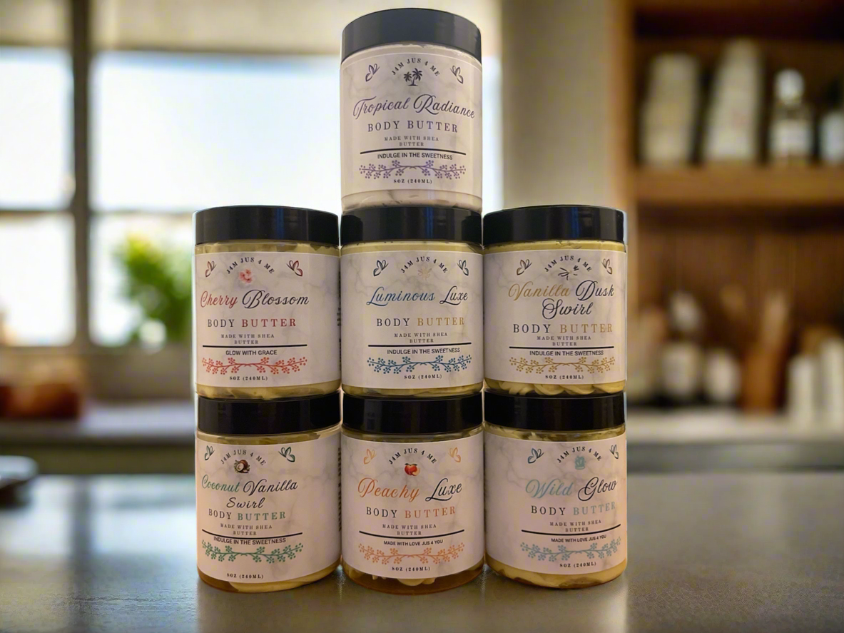 Nourish & Glow Body Butters by J4M