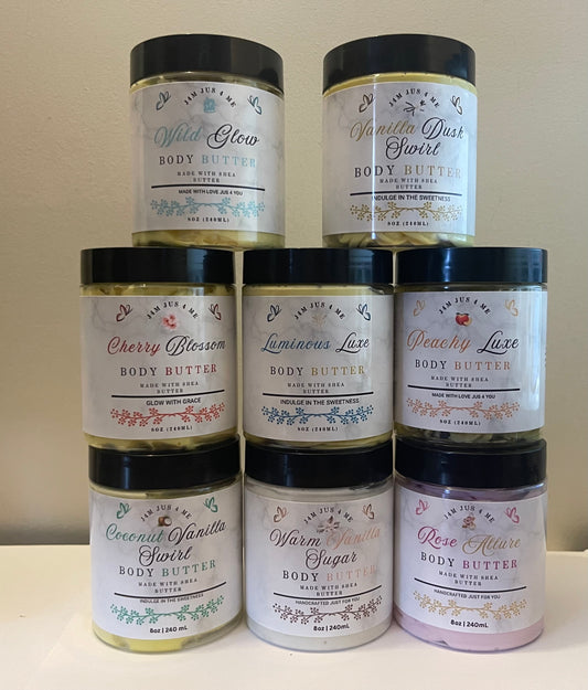 Nourish & Glow Body Butters by J4M